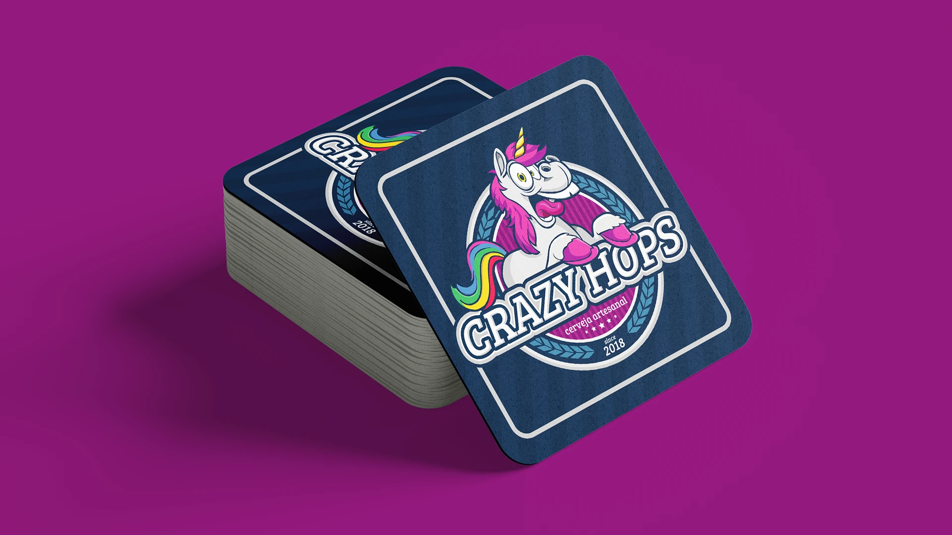 Bolacha de chope personalizada