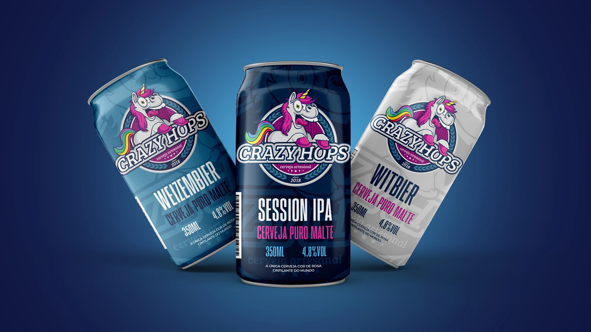 Design de Rotulo de lata cerveja